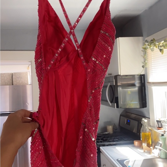 Scala Fuchsia Sequin Dress - Picture 6 of 8